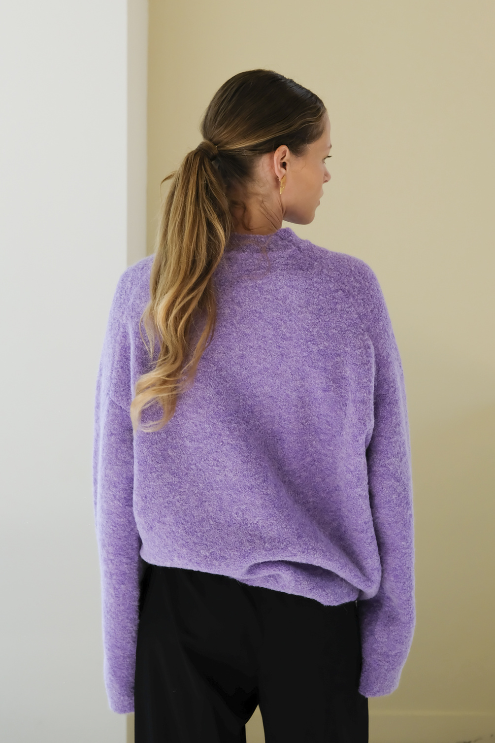 christian wijnants korti sweater violet